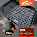 3D Floor Mats for Isuzu MU-X MUX 2013-2021 All-Weather Liners-4