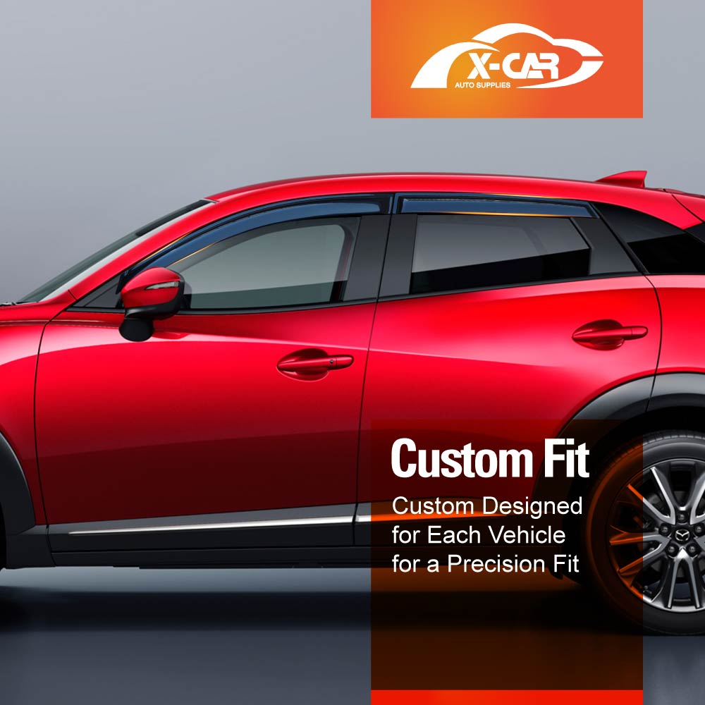 WeatherShields for Mazda CX-3 2015-2025 Car Weather Shields Wind Deflectors Sun Visors - 0