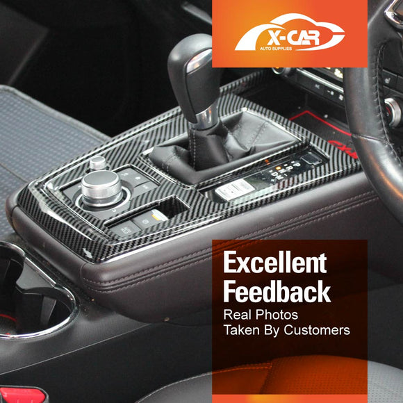 Gear Box Shifter Frame for Mazda CX-8 CX8 2018-2024 Carbon Fibre Style