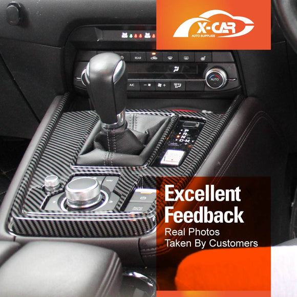 Gear Box Shifter Frame for Mazda CX-8 CX8 2018-2024 Carbon Fibre Style