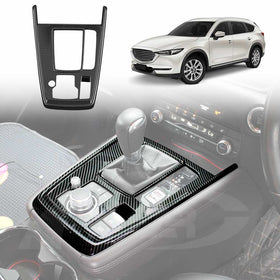 Gear Box Shifter Frame for Mazda CX-8 CX8 2018-2024 Carbon Fibre Style
