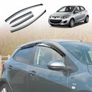 WeatherShields for Mazda 2 Hatch 2007-2014 Car Weather Shields Wind Deflectors Sun Visors-1
