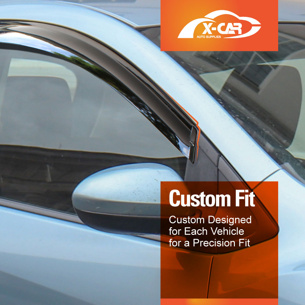 WeatherShields for Mazda 2 Hatch 2007-2014 Car Weather Shields Wind Deflectors Sun Visors