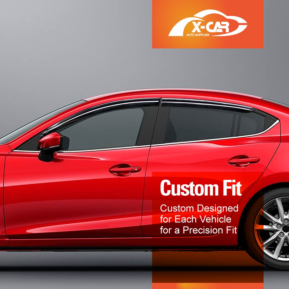 WeatherShields for Mazda 3 BM BN 2014-2019 Car Weather Shields Wind Deflectors Sun Visors - 0