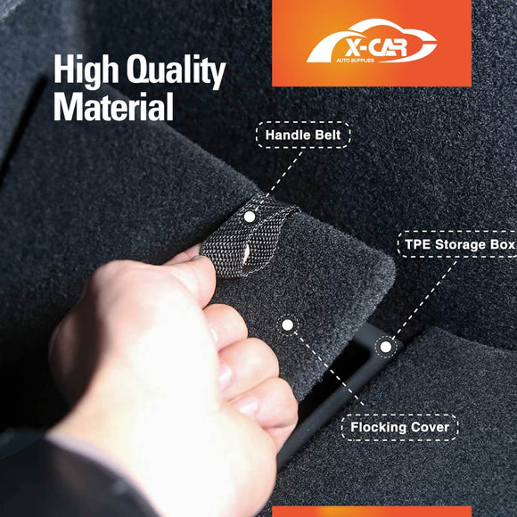 Tesla Model 3 Rear Trunk Storage Box with Lid