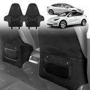 2Pcs Tesla Model Y / Model 3 Seat Back Kick Mats-1