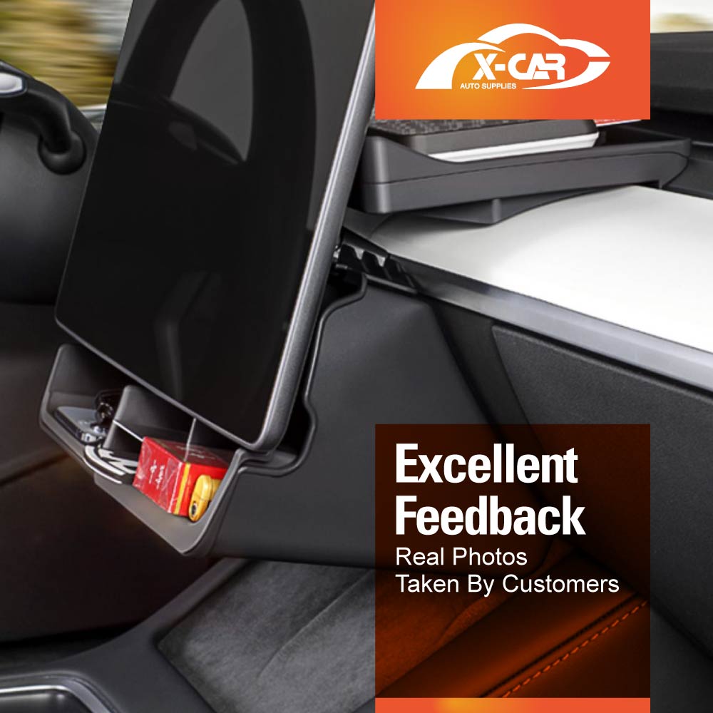 Under Screen Storage Tray Tesla Model 3 Model Y Accessories | X-CAR