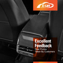 Tesla Model Y / Model 3 Armrest Pad & Rear AC Vent Covers Carbon Fiber Style-3