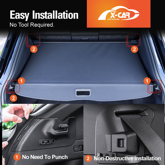 Tesla Model Y 2022-2023 Retractable Cargo Cover