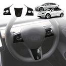 Tesla Model Y / Model 3 Steering Wheel Cover Trim-1