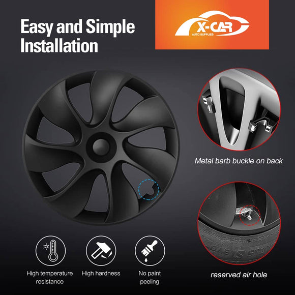 Tesla Model Y 2021-2025 19" Wheel Protector Cover Hub Caps