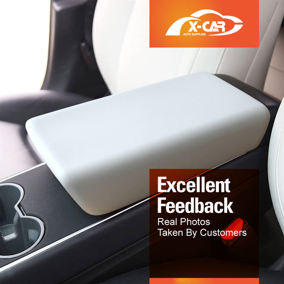 Center Console Armrest Pad Cover for Tesla Model 3 2017-2023 and Model Y 2021-2025