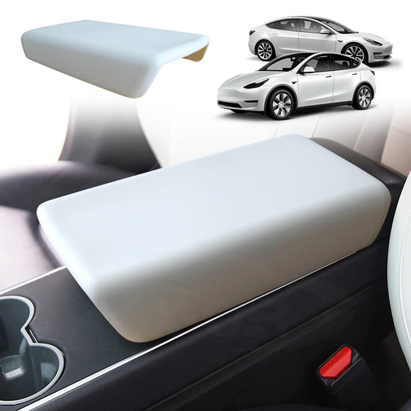 Center Console Armrest Pad Cover for Tesla Model 3 2017-2023 and Model Y 2021-2025