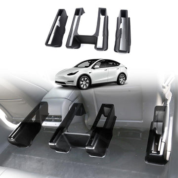 Tesla Model Y 2022-2025 Seat Slide Rail Anti-Kick Guards Protector Covers