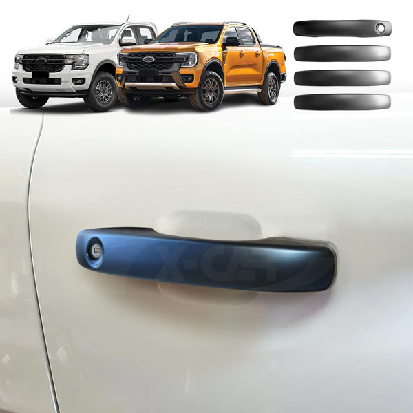 Door Handles Bowl Inserts Cover for Ford Next-Gen Ranger MY22 Matt Black  Protector Accessories 2022