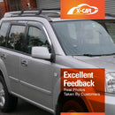 WeatherShields for Nissan X-trail Xtrail 2007-2013 T31 Series Car Weather Shields Wind Deflectors Sun Visors-4