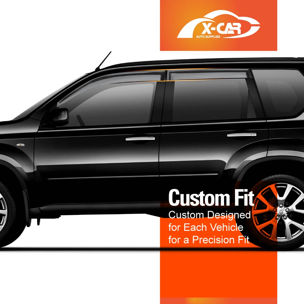 WeatherShields for Nissan X-trail Xtrail 2007-2013 T31 Series Car Weather Shields Wind Deflectors Sun Visors