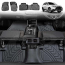 3D Floor Mats for Mitsubishi Outlander 2007-2021 All-Weather Car Liners-1