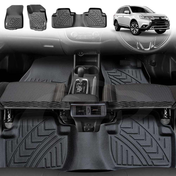 Recambo 3D rubberen vloermatten geschikt voor Mitsubishi Outlander III | CW0 | vanaf 2012> | met rand Recambo 3D rubberen vloermatten geschikt voor Mitsubishi Outlander III | CW0 | vanaf 2012> | met rand