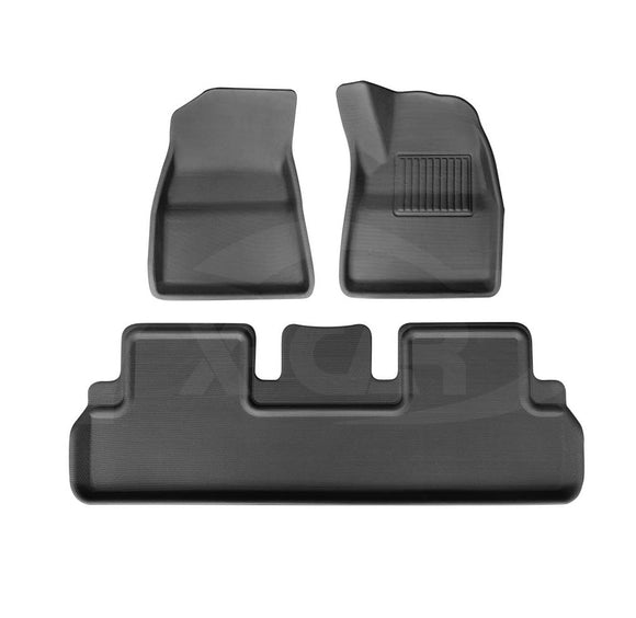 3D Floor Mats For Tesla Model 3 2017-2023 All-Weather Car Liners