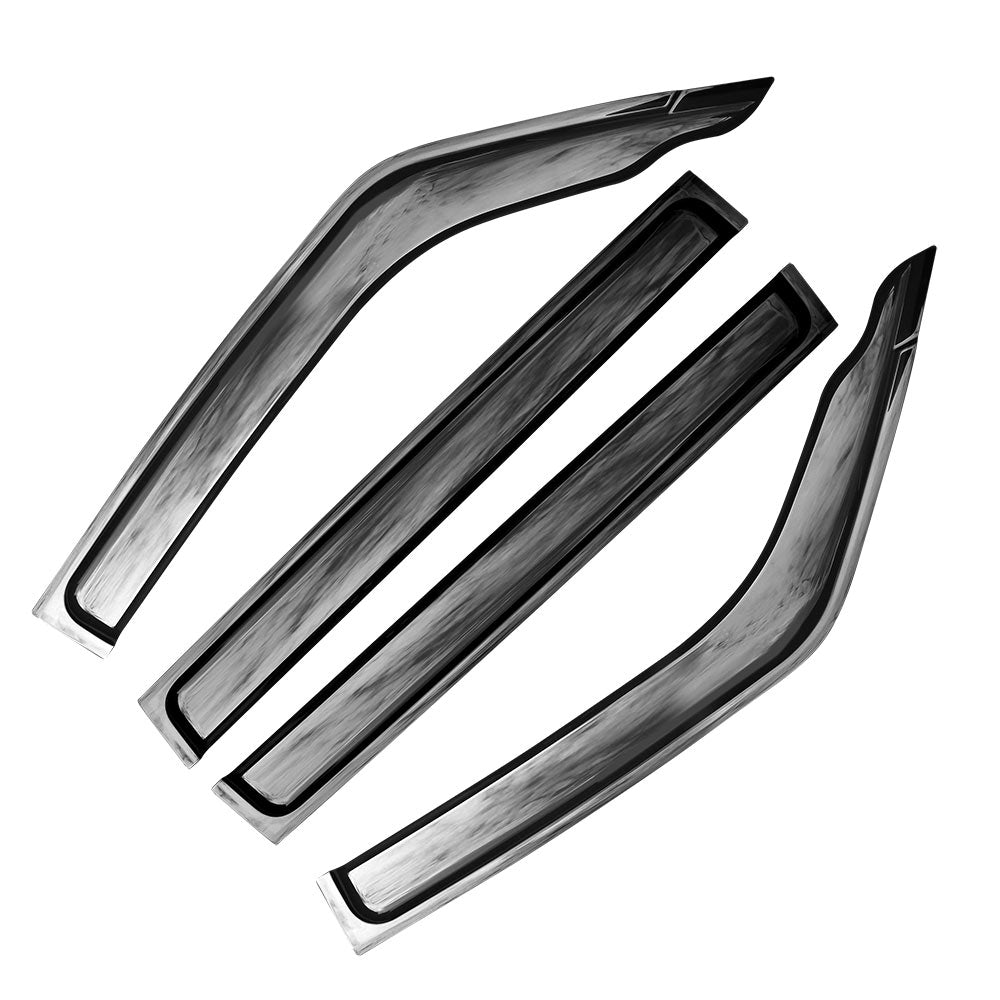 Weathershields for Mitsubishi Pajero 2006-2022 Car Weather Shields Wind Deflectors Sun Visors