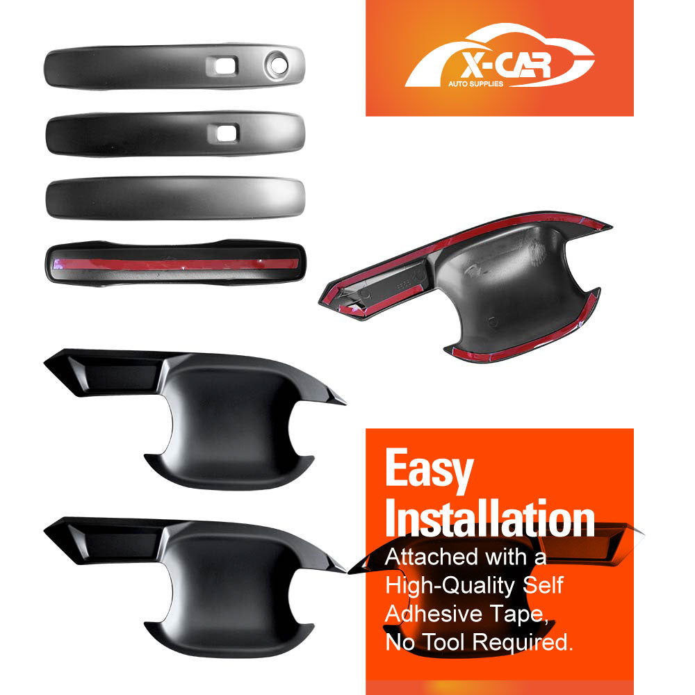 Door Handles Bowl Inserts Cover for Ford Next-Gen Ranger 2022-Onwards Smart Keyless