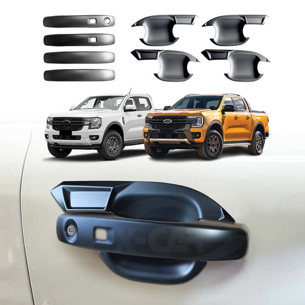 Door Handles Bowl Inserts Cover for Ford Next-Gen Ranger 2022-2024 Smart Keyless