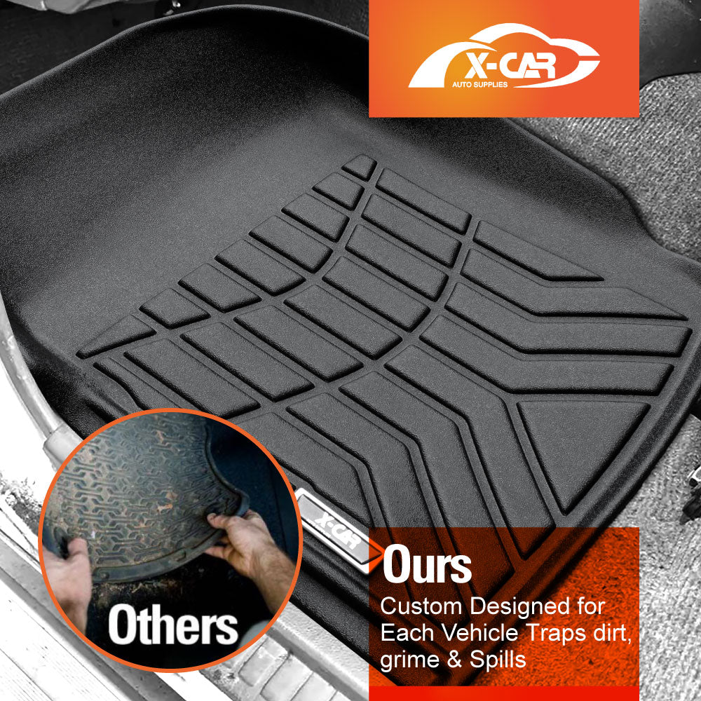 Floor Mats for Toyota Landcruiser 79/76 Series Dual Cab 2012-2022 Heavy ...