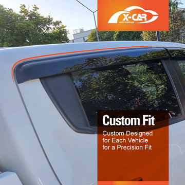 Weathershields for Mitsubishi Triton MQ MR Double Cab 2015-2024 Car Weather Shields Wind Deflectors Sun Visors - 0