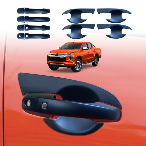 Door Handles Bowl Inserts Cover for Mitsubishi Triton 2015-2023