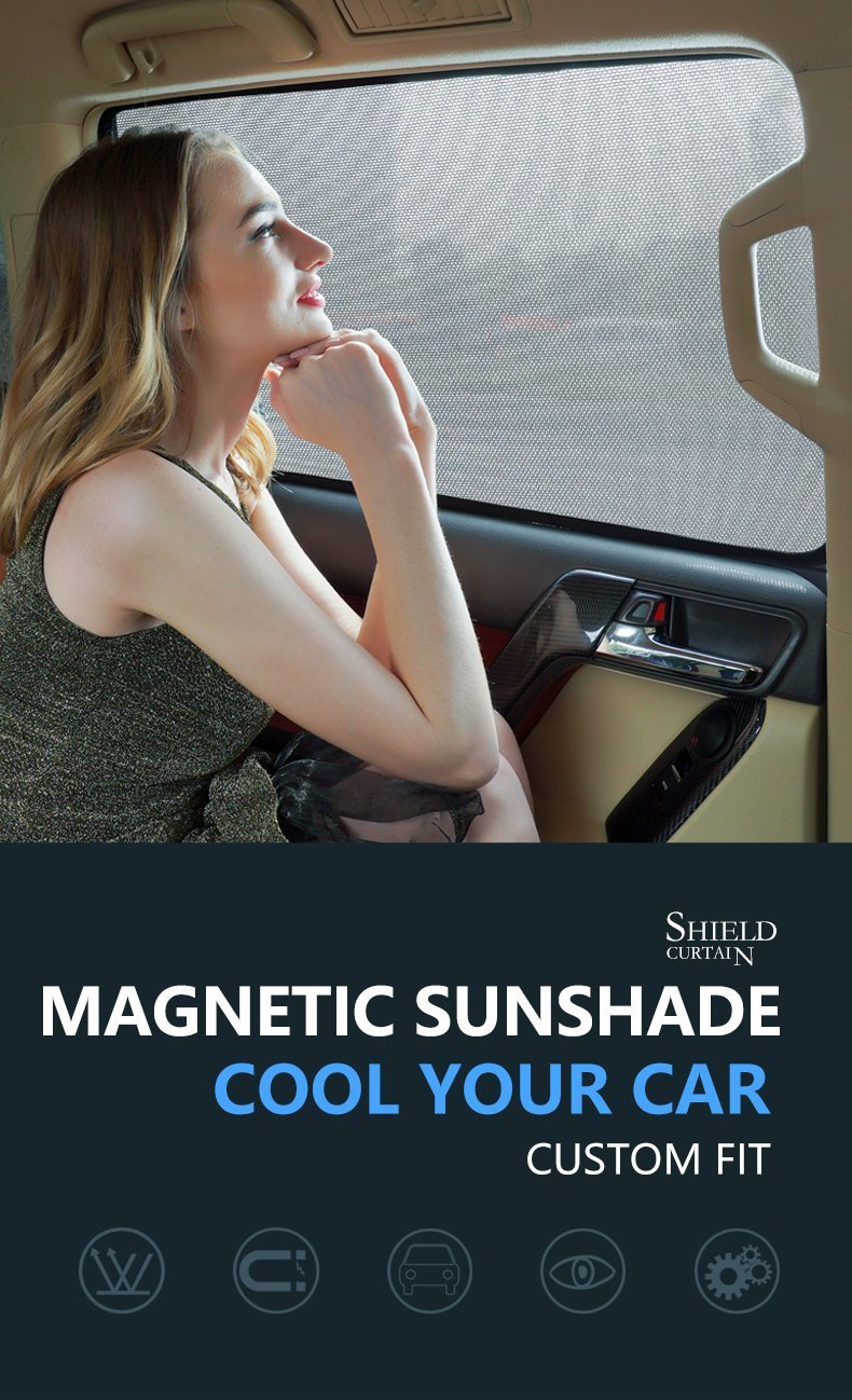 Rear Window Magnetic Sun Shade for Subaru WRX Sedan 2014-2021