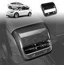Tesla Model Y / Model 3 Armrest Pad & Rear AC Vent Covers Carbon Fiber Style-10