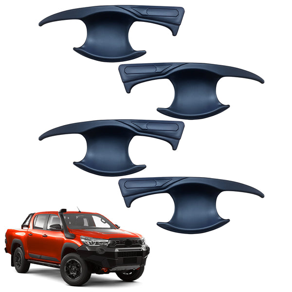 Door Handles Bowl Inserts Cover for Toyota Hilux 2015-2024 Smart Keyless