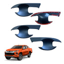 Door Handles Bowl Inserts Cover for Mitsubishi Triton 2015-2024-10