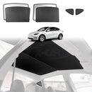 Glass Roof Sun Shade For Tesla Model Y 2022-2025-1