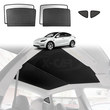 Glass Roof Sun Shade For Tesla Model Y 2022-2025