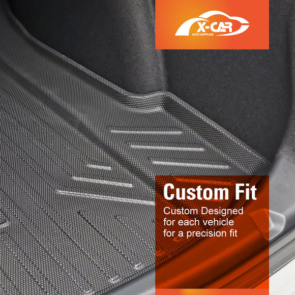 Tesla Model 3 Interior Liners Set 2019-2023 All-Weather Cargo Trunk Mats