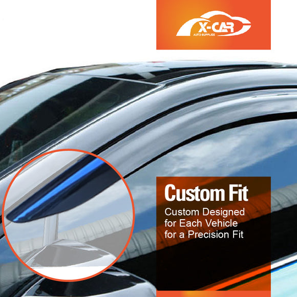WeatherShields for Toyota CHR C-HR 2016-2023 Car Weather Shields Wind Deflectors Sun Visors