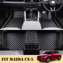 Car Floor Mats For Mazda CX-5 2017-2025 Premium PU Leather-2