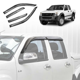 Weathershields for Isuzu D-MAX DMAX Dual Cab 2008-2012 Car Weather Shields Wind Deflectors Sun Visors