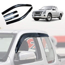 Weathershields for Isuzu D-MAX DMAX Extra Cab 2008-2012 Car Weather Shields Wind Deflectors Sun Visors-1