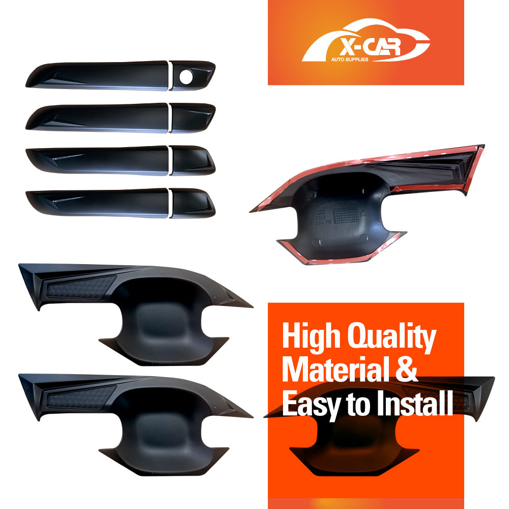 Door Handles Bowl Inserts Cover for ISUZU D-MAX DMAX Dual Cab 2020-2025