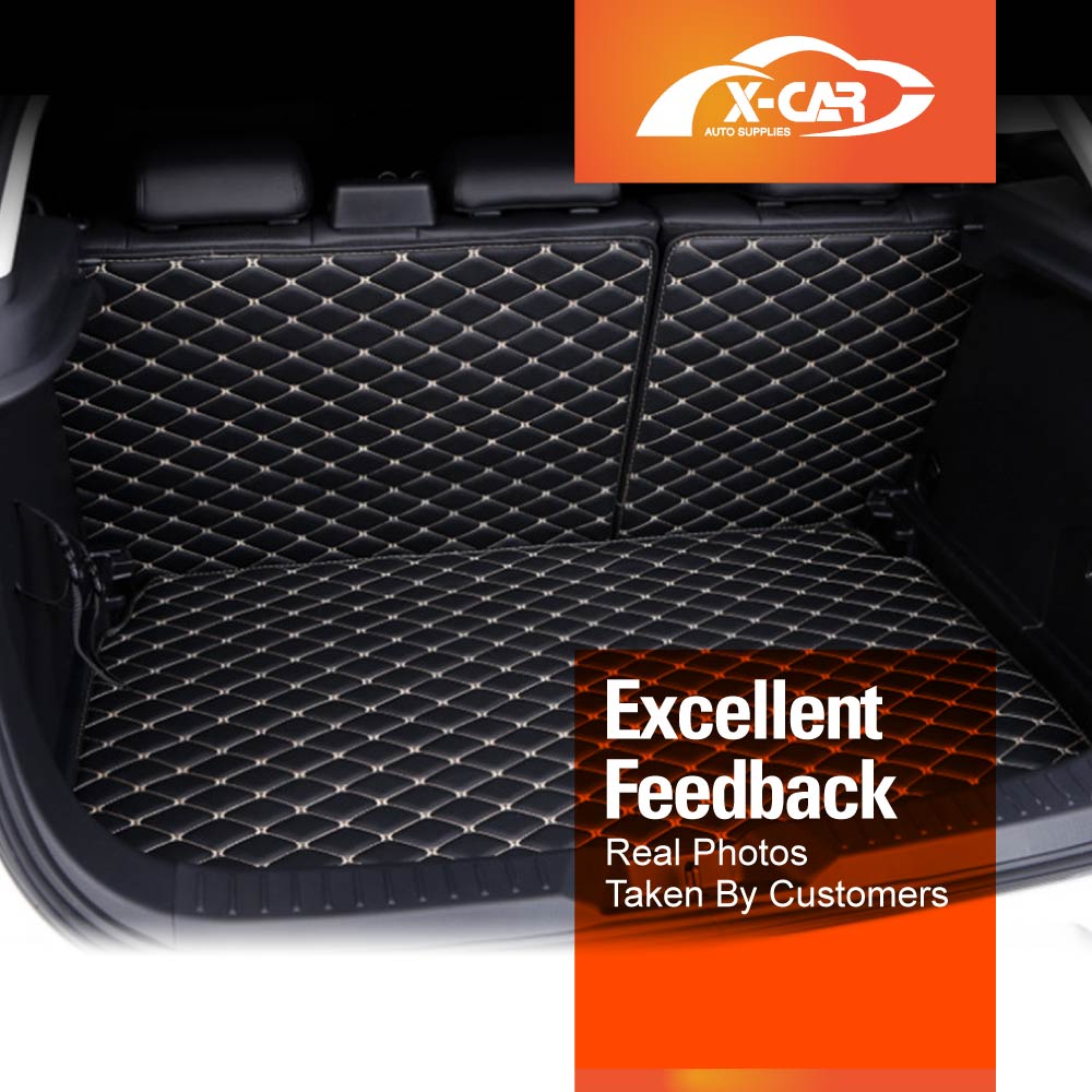 Premium Boot Liner Set For Mazda CX-3 CX3 2015-2025 PU Leather