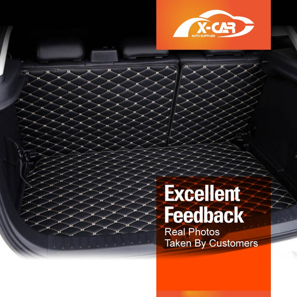 Premium Boot Liner Set For Mazda CX-3 CX3 2015-Onwards  PU Leather