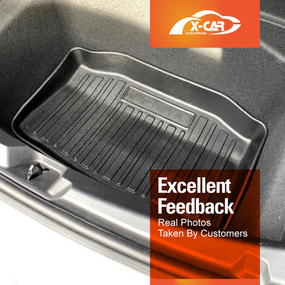 Tesla Model 3 Interior Liners Set 2019-2023 All-Weather Cargo Trunk Mats