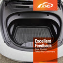 Tesla Model 3 Interior Liners Set 2019-2023 All-Weather Cargo Trunk Mats-9