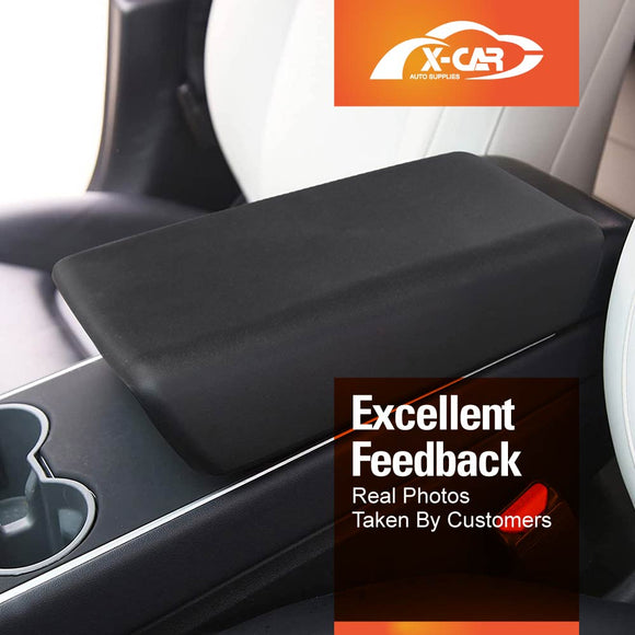 Center Console Armrest Pad Cover for Tesla Model 3 2017-2023 and Model Y 2021-2025