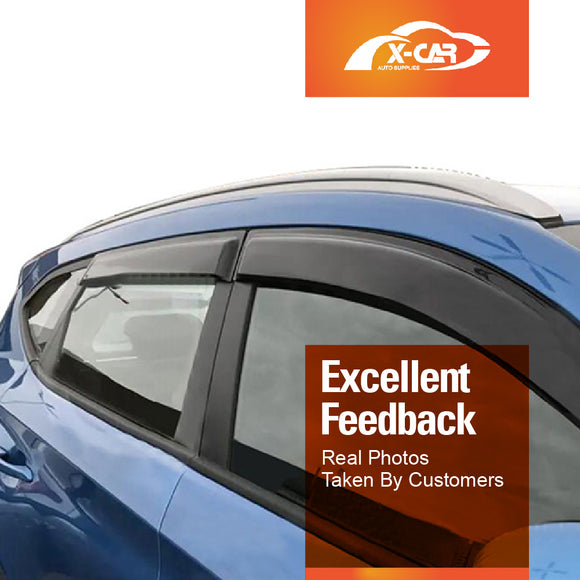 WeatherShields for Hyundai Tucson 2015-2021 Car Weather Shields Wind Deflectors Sun Visors