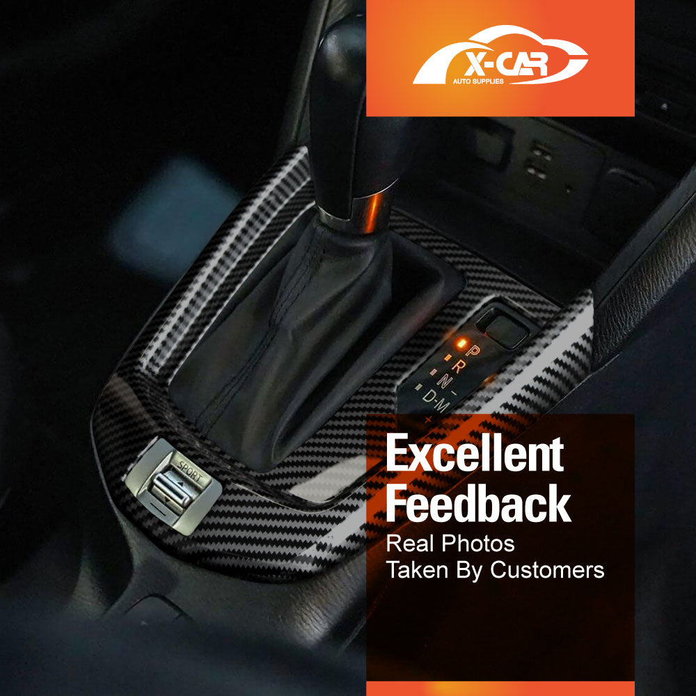 Gear Box Shifter Frame for Mazda CX-3 Auto 2015-2025 Carbon Fibre Style