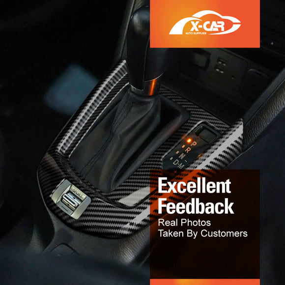 Gear Box Shifter Frame for Mazda CX-3 Auto 2015-Onwards Carbon Fibre Style